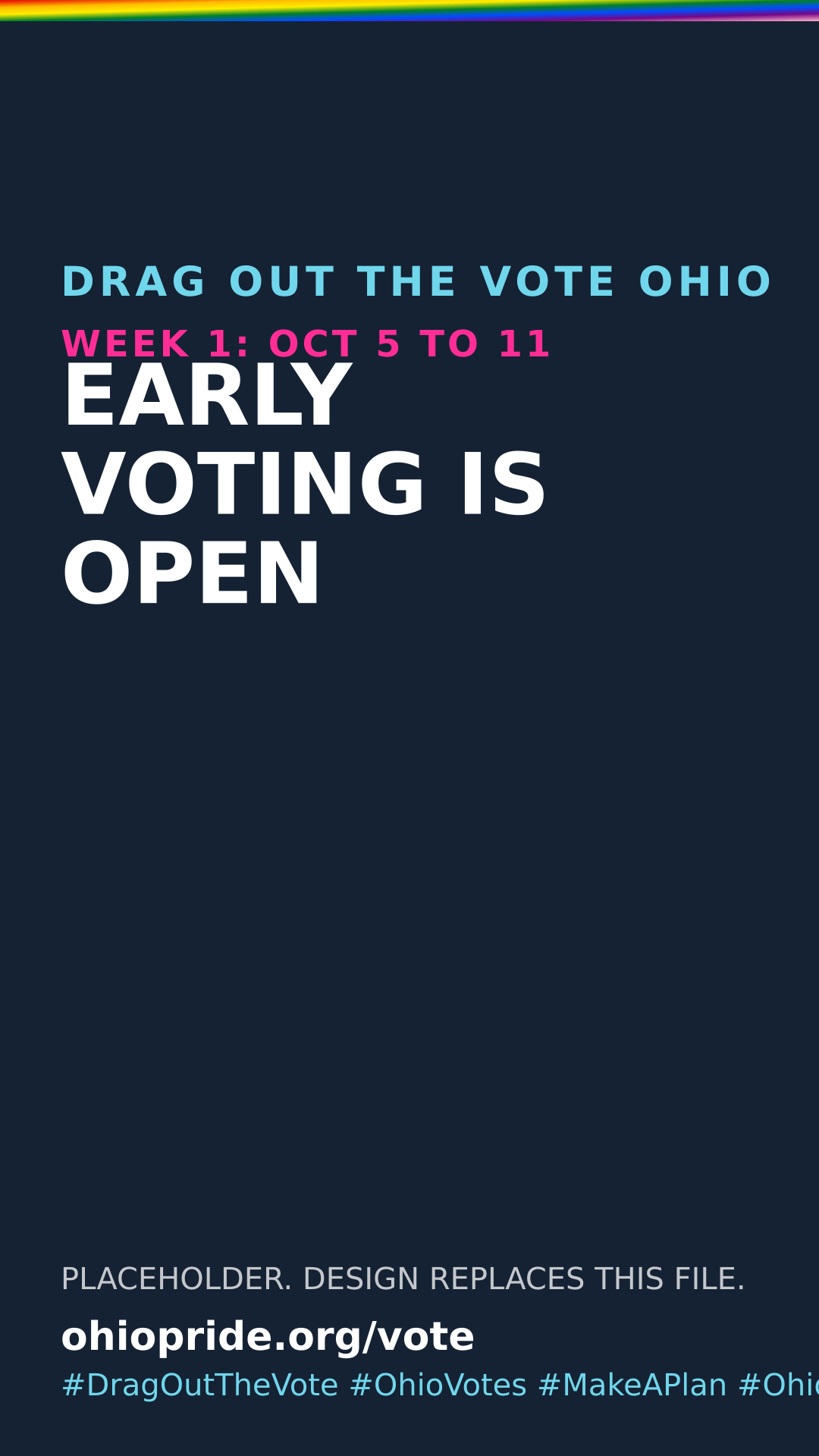 Week 1 story graphic: Early voting is open